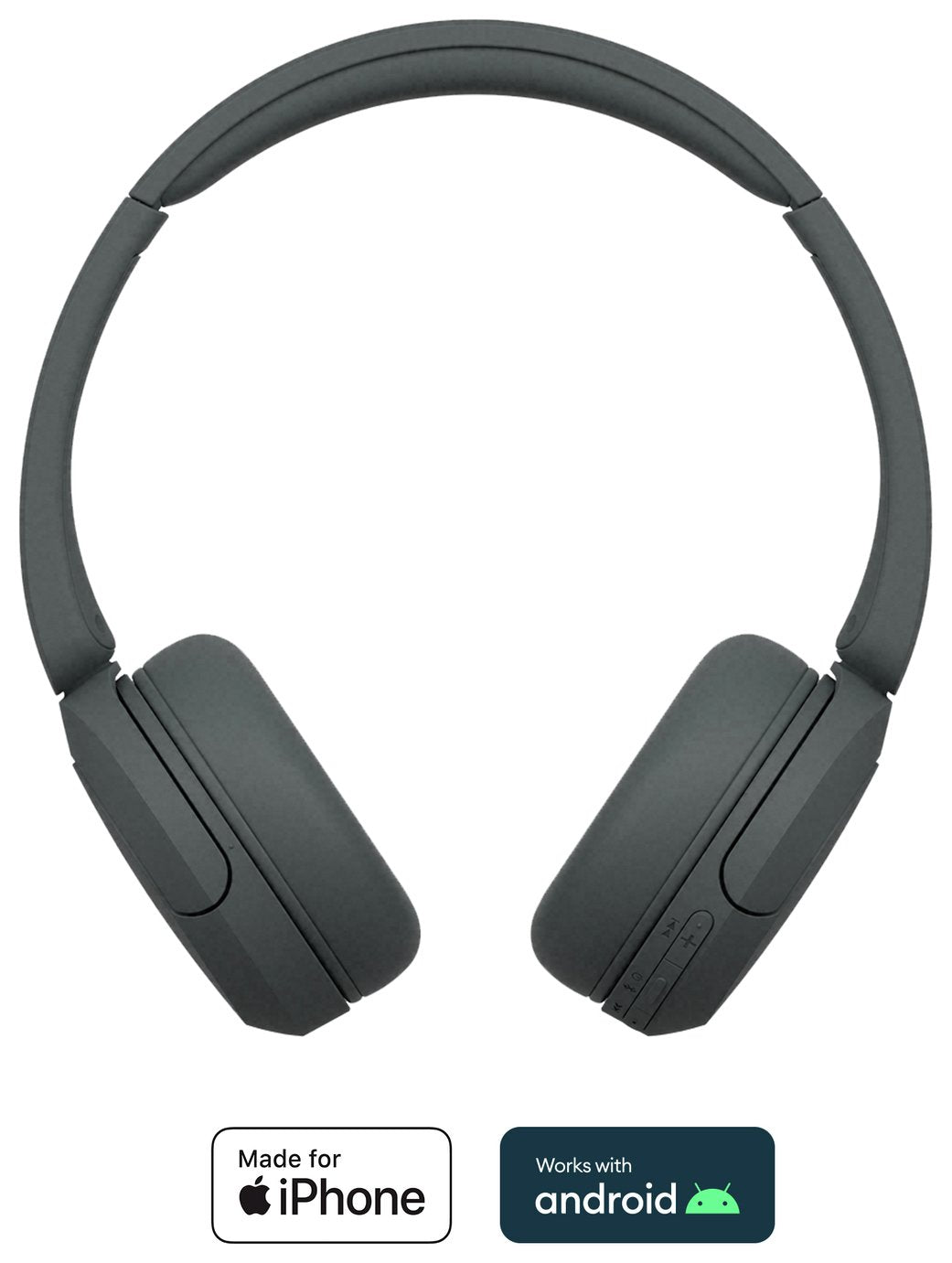 Sony WH-CH520 On-Ear Wireless Bluetooth Headphones - Black