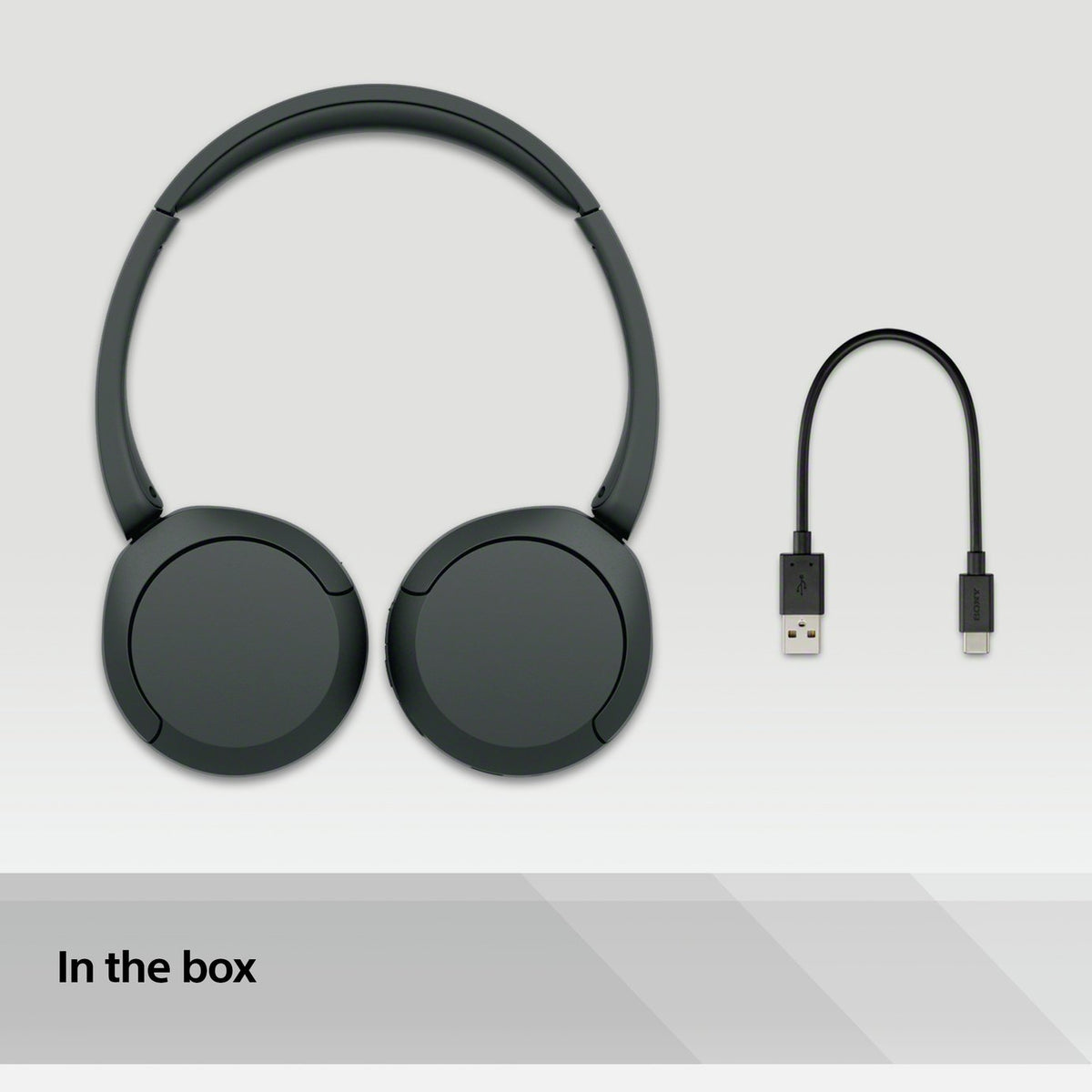 Sony WH-CH520 On-Ear Wireless Bluetooth Headphones - Black