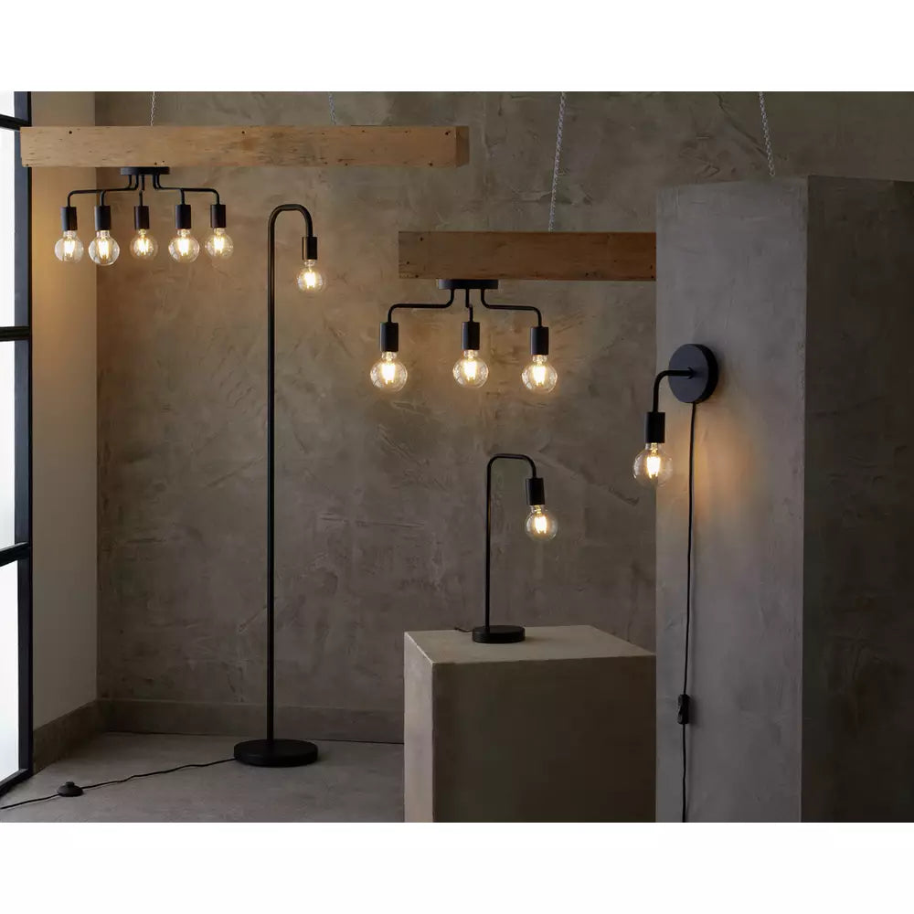 Argos Home Rayner Plug in Wall Light - Black