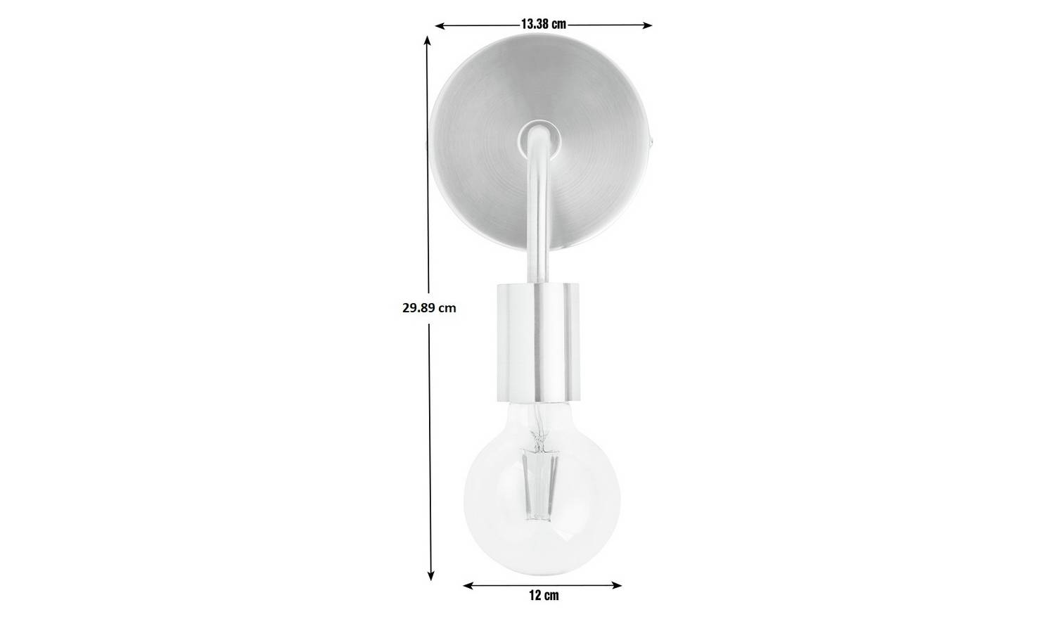 Argos Home Rayner Plug in Wall Light - Brass