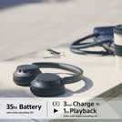 Sony WH-CH720N Over-Ear NC Wireless Headphones - Black