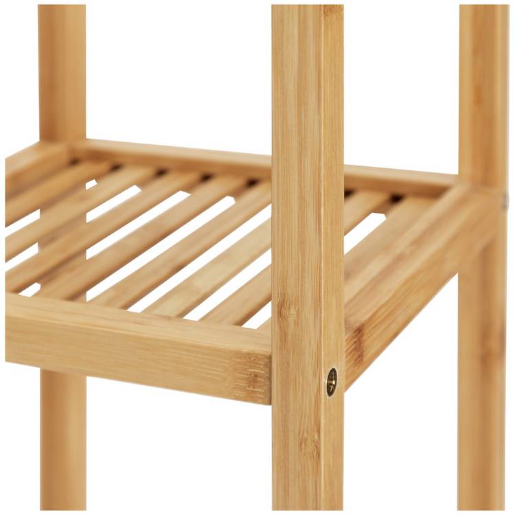 Habitat 4 Shelf Bamboo Storage Caddy - Bamboo