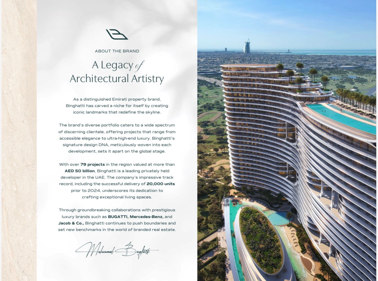 Aquarise — Studio 1 2 3 4 Bedroom Ultra Luxury Residences — Retail Units — Residential Lifestyle Masterpiece — Dubai UAE