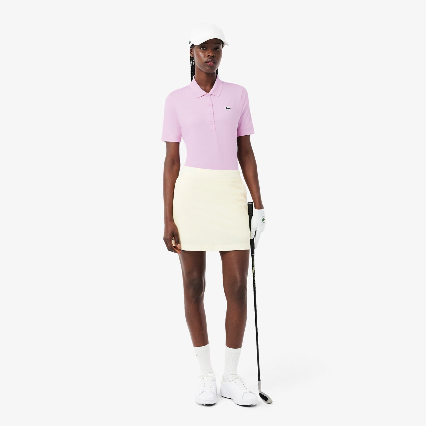 Slim Fit UV Protect Stretch Golf Polo Shirt