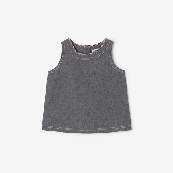 Cotton Chambray Top