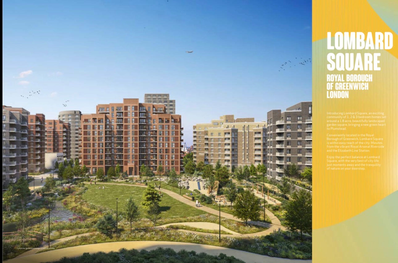 Lombard Square — Affordable Luxury 1-2-3 Bedroom Homes — Essential Amenities at Plumstead London—Royal Borough of Greenwich