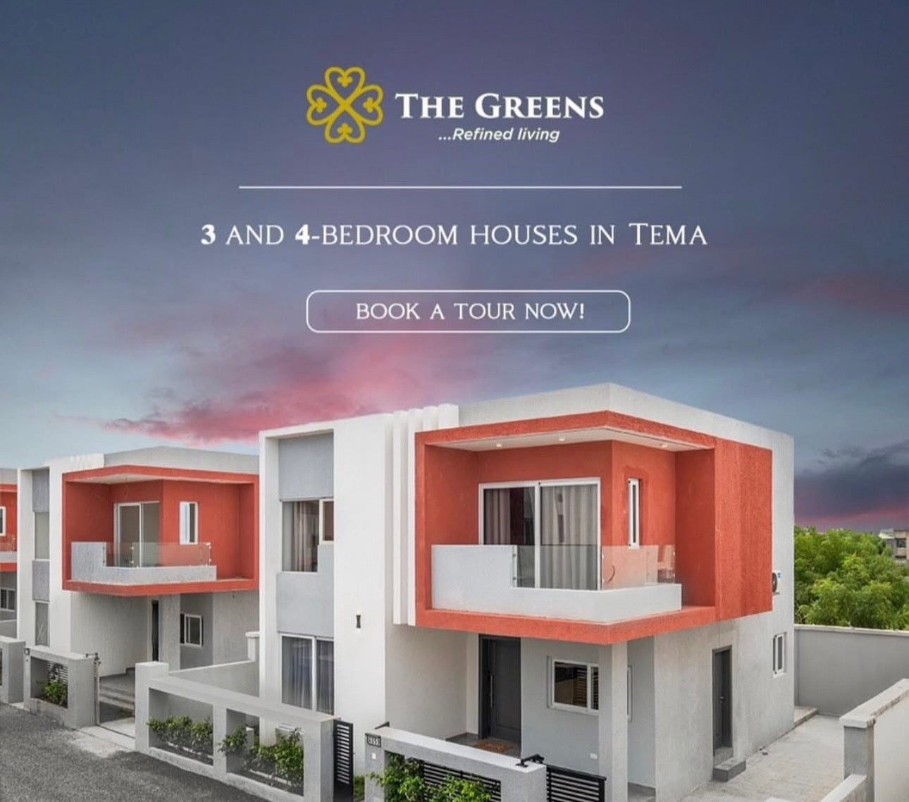 The Greens Estate (Ready to Move In) 2-3-4-5 Bedroom Homes –– Unparalleled Amenities –– Tema Ghana