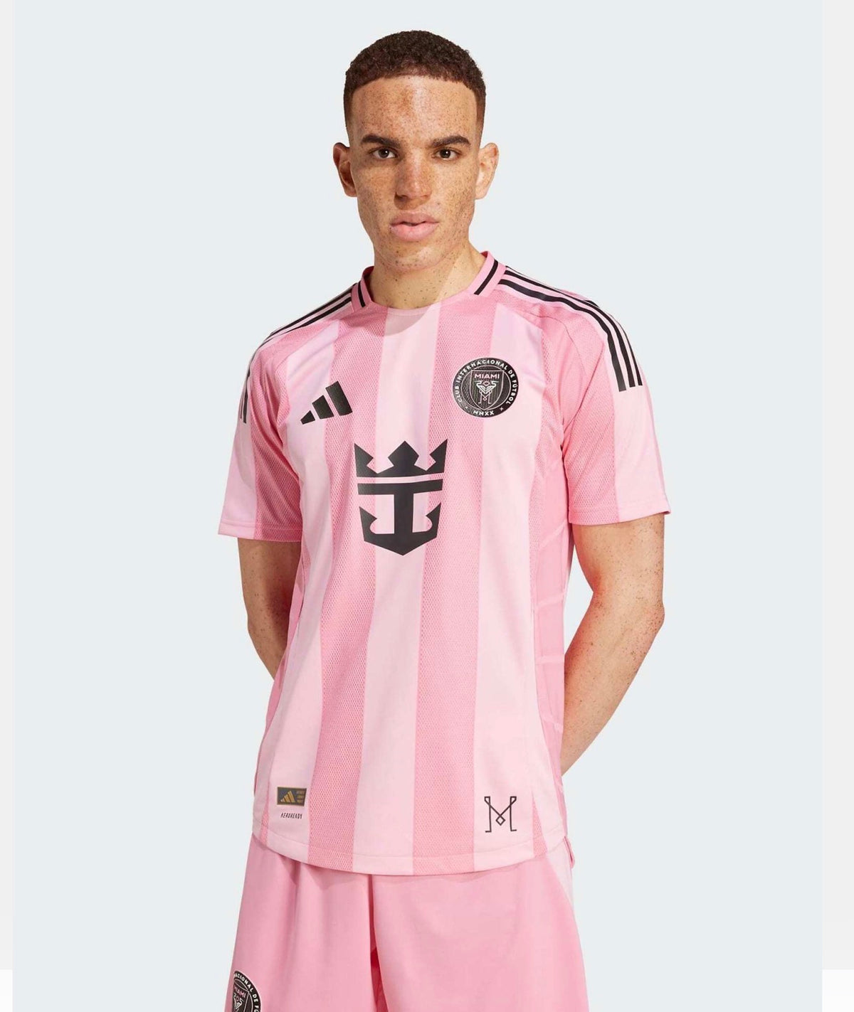 adidas performance Inter miami cf 25/26 messi home authentic jersey in easy pink