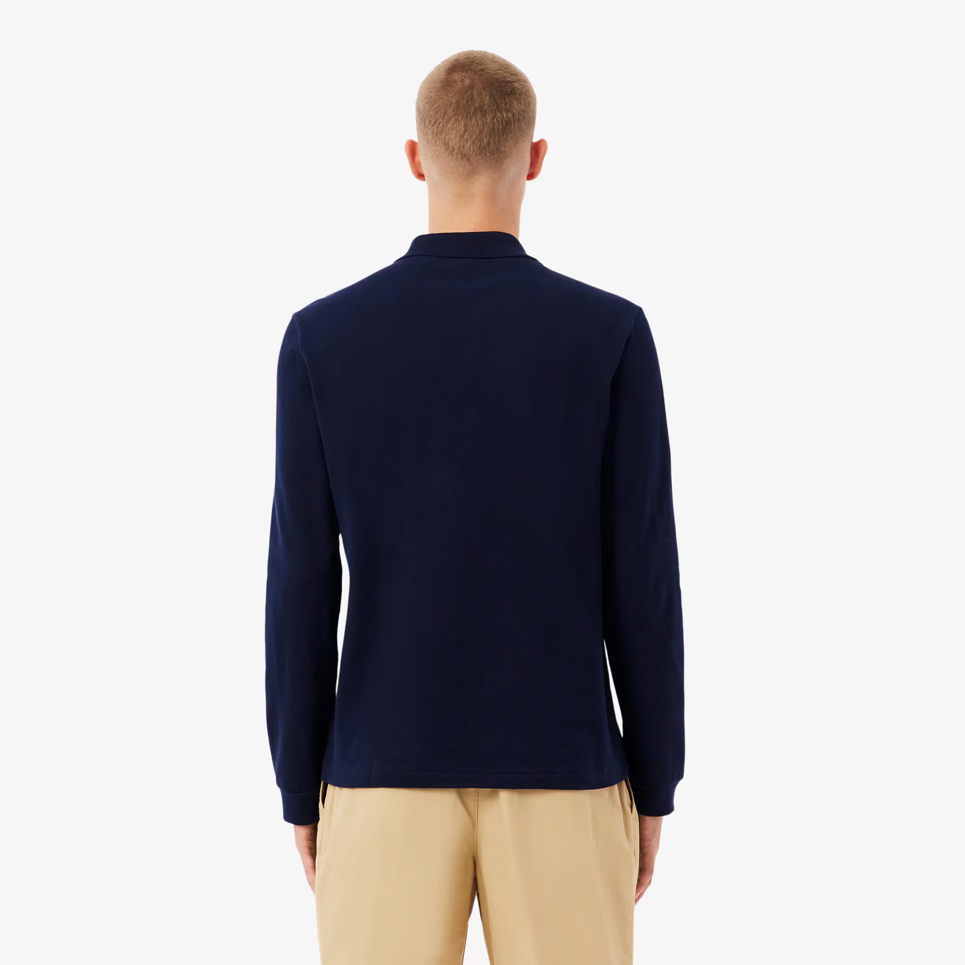 Classic Fit Long Sleeved L.12.12 Polo Shirt