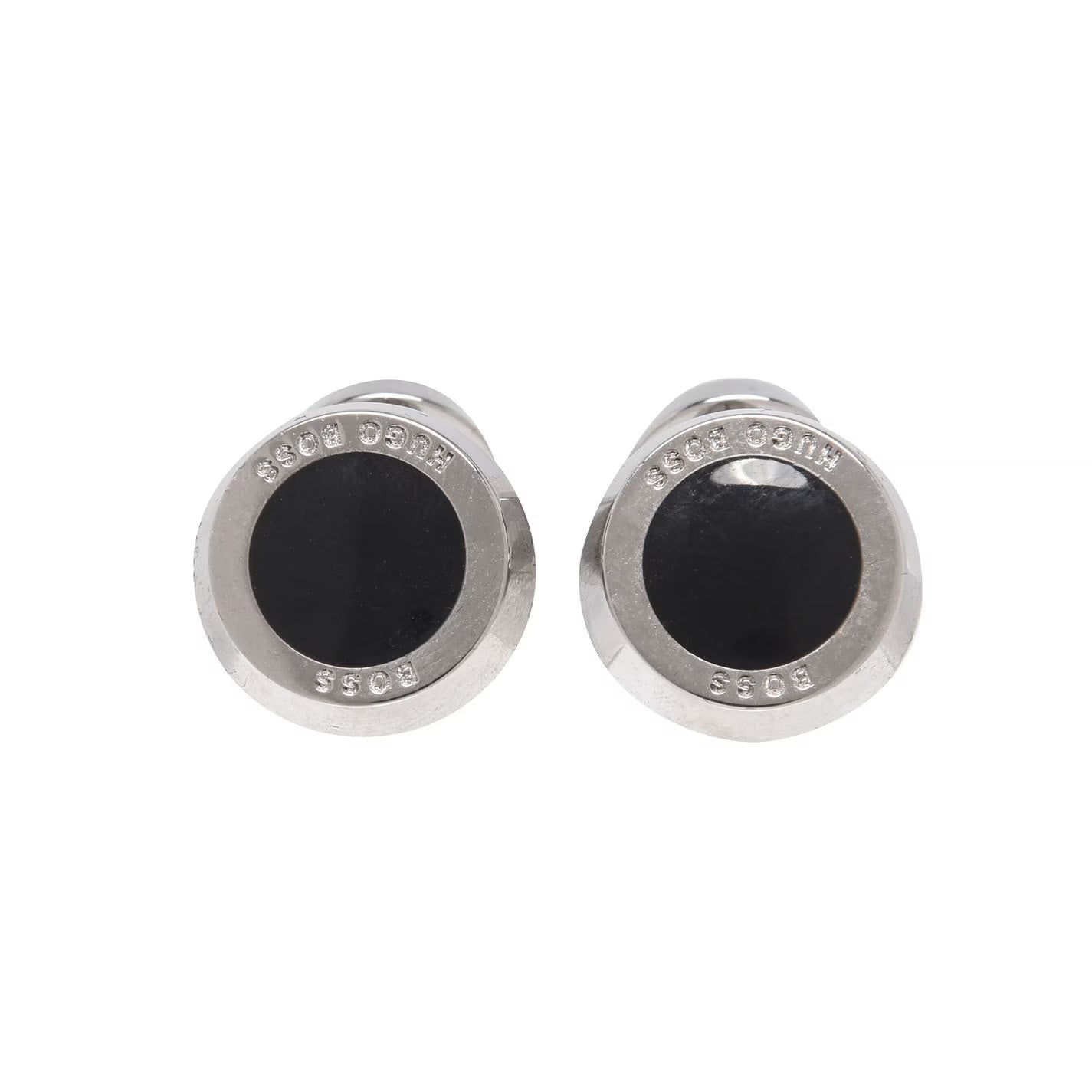 Men's Simony Polished Silver-Tone Cufflinks