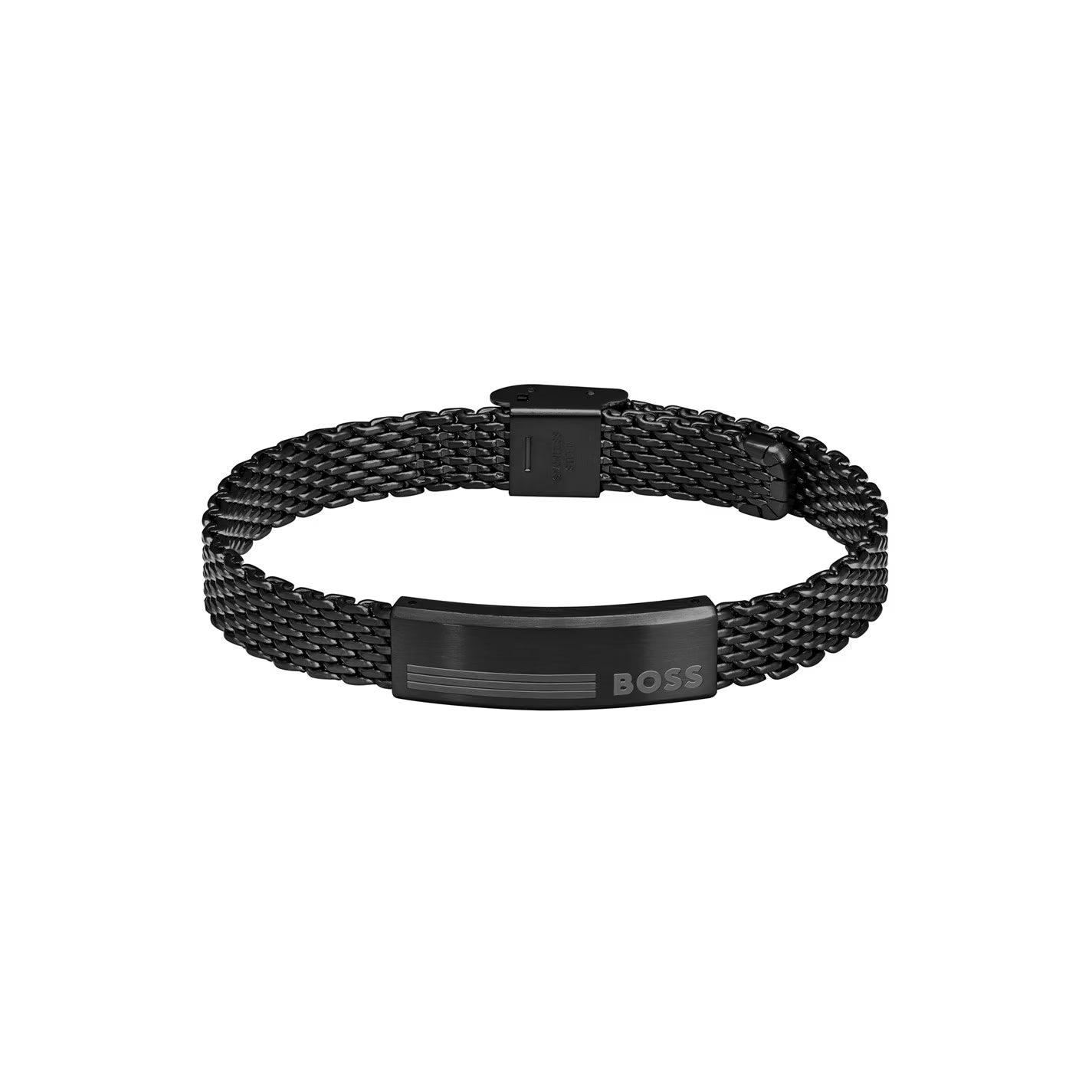 Boss Men's Alen Branded Plate Bracelet