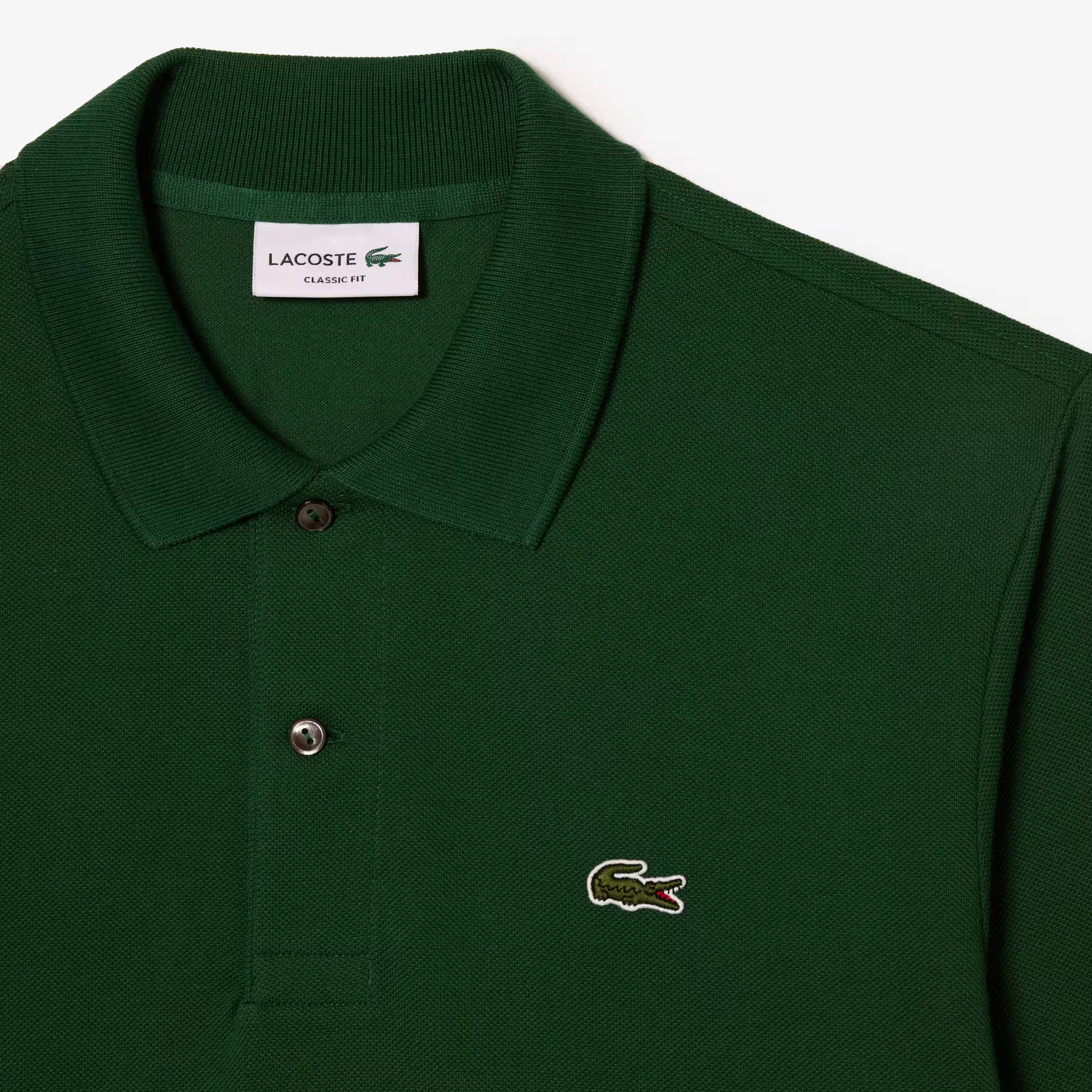 Classic Fit Long Sleeved L.12.12 Polo Shirt
