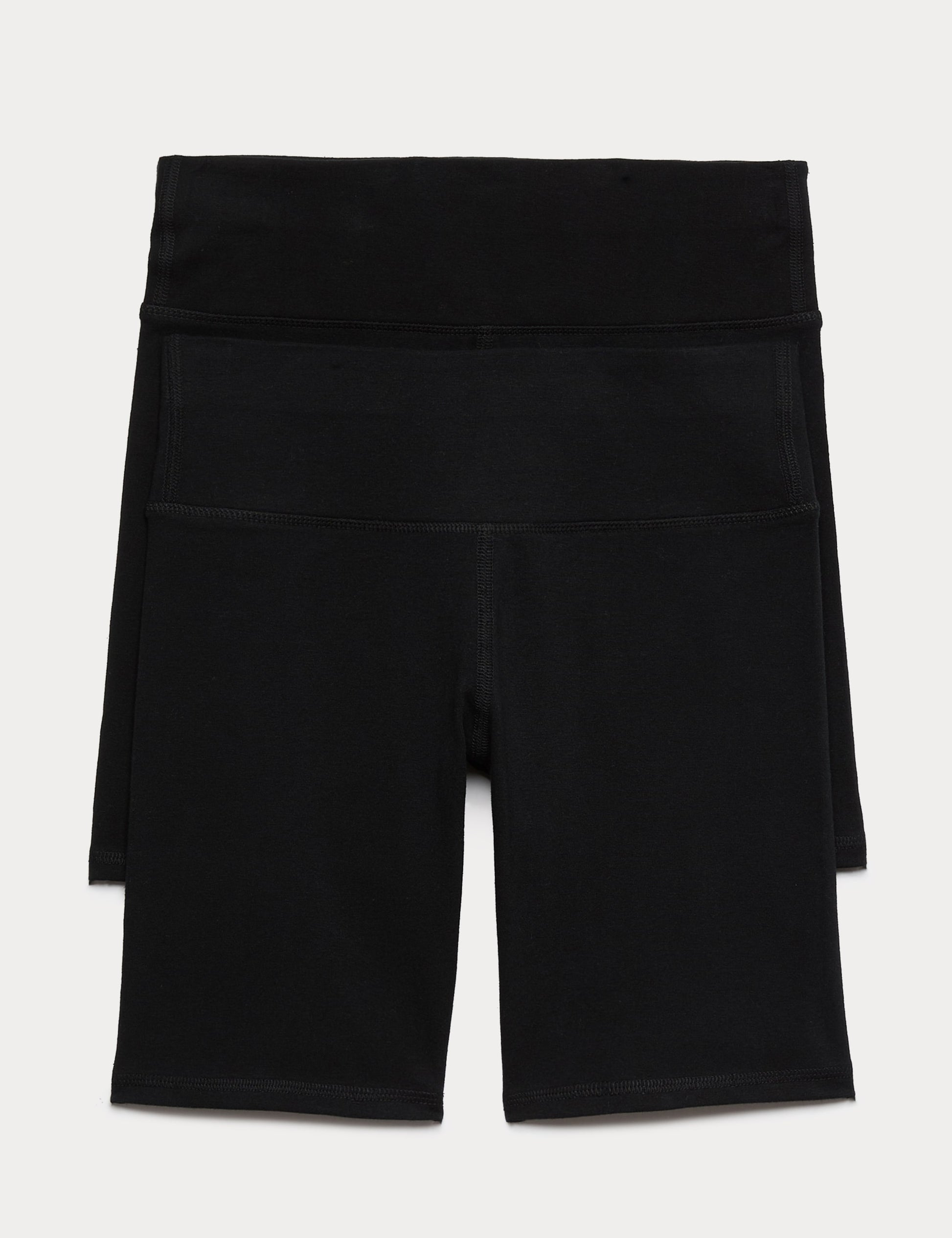 2 Pack Cotton Rich Cycling Shorts (6-16 Years)