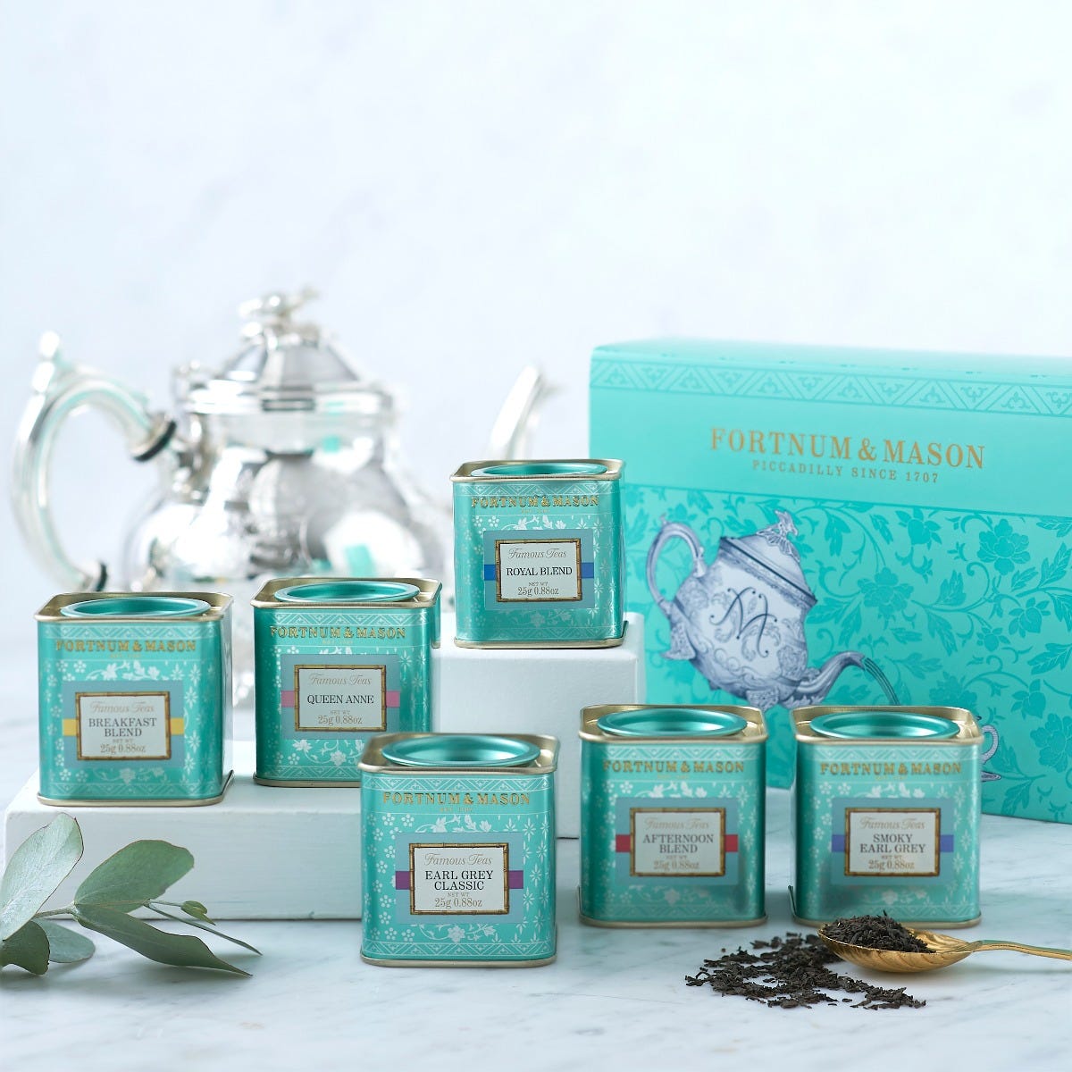 Six Mini Fortnum's Famous Teas, 6x25g