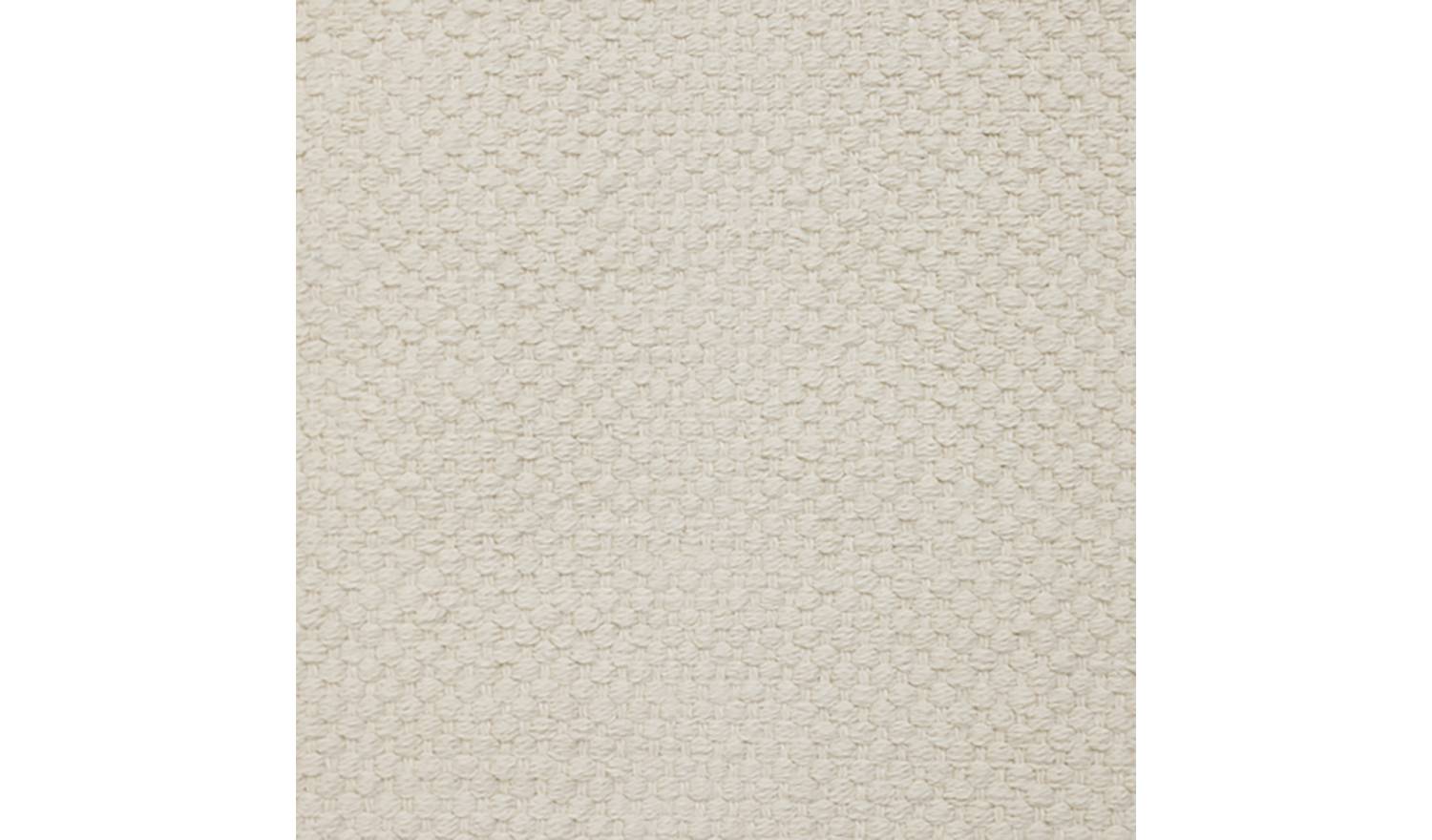 Argos Home Plain Cream Cotton Flatweave Rug - 60x90cm