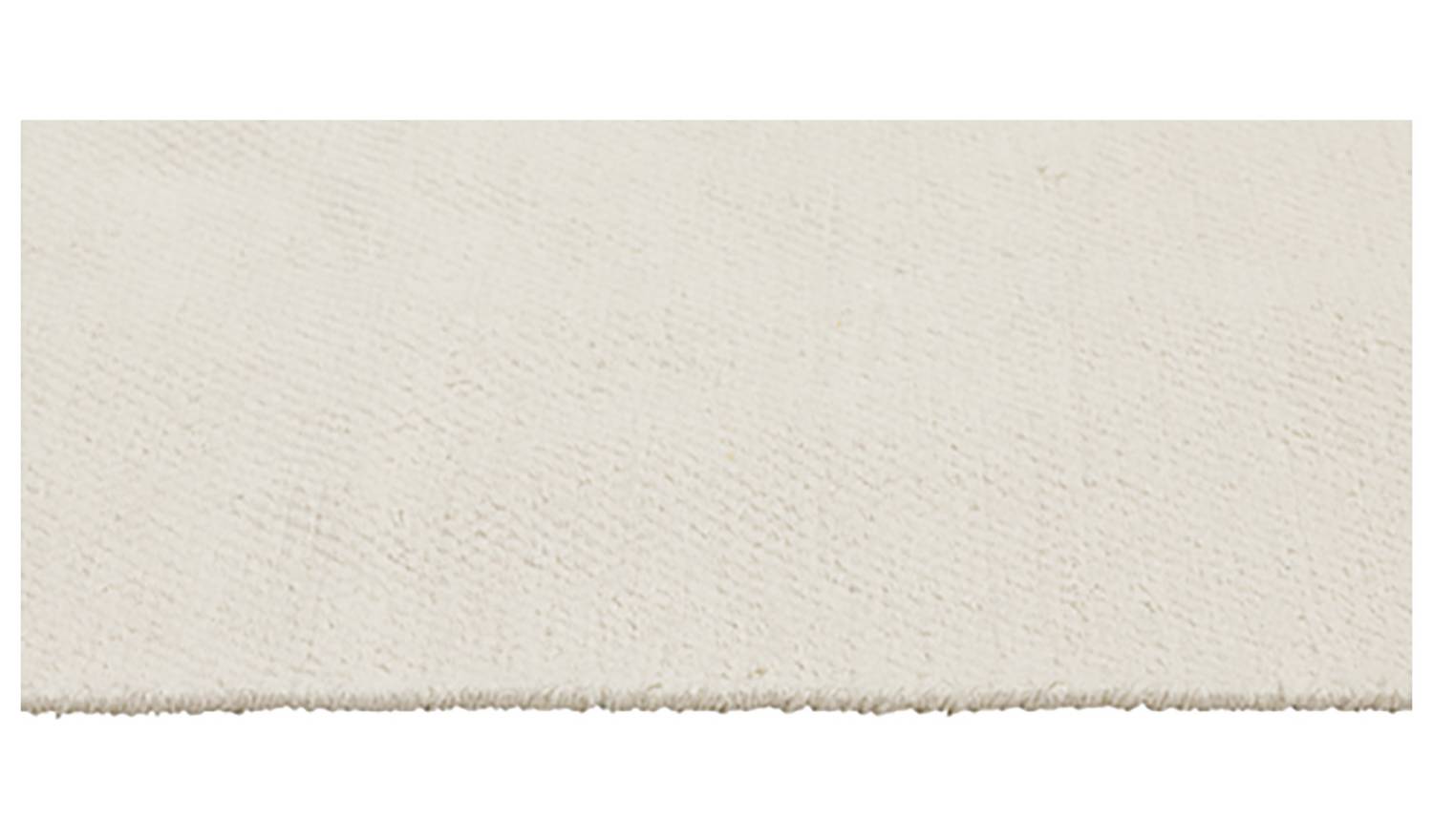 Argos Home Plain Cream Cotton Flatweave Rug - 60x90cm