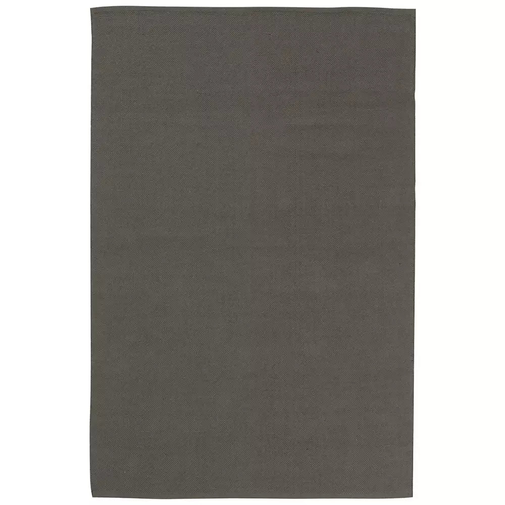 Argos Home Plain Grey Cotton Flatweave Rug - 120x170cm