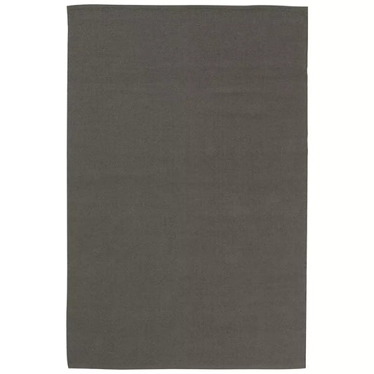 Argos Home Plain Grey Cotton Flatweave Rug - 120x170cm