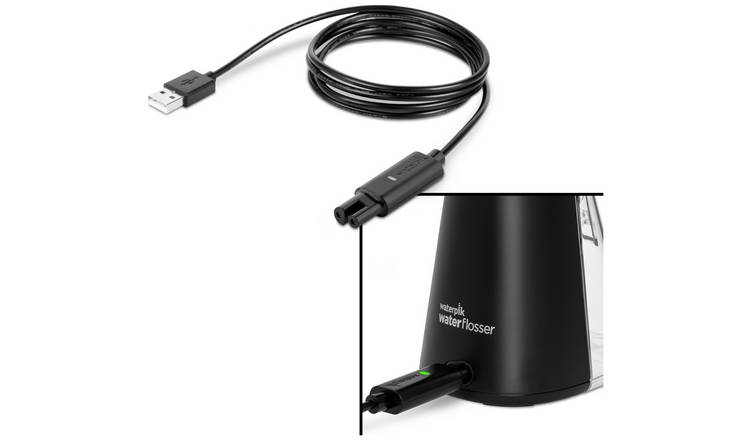 Waterpik Cordless Plus Rechargeable Water Flosser - Black