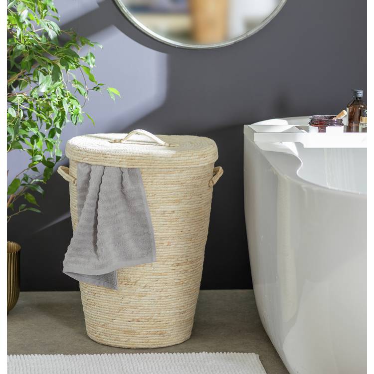 Habitat 86 Litre Laundry Basket - Natural
