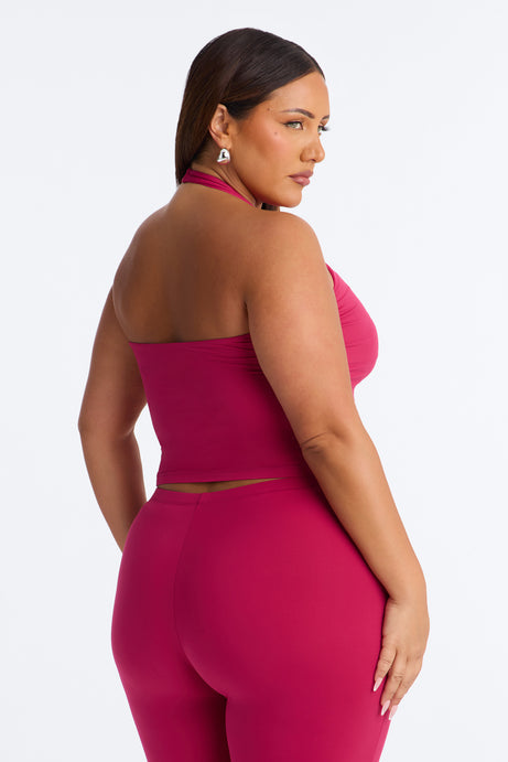 Second Skin Bra Pad Sleeveless Halter Top