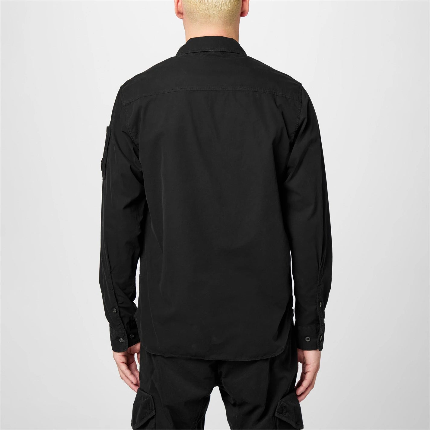Men's Gabardine Lens Cotton Long Sleeve Overshirt
