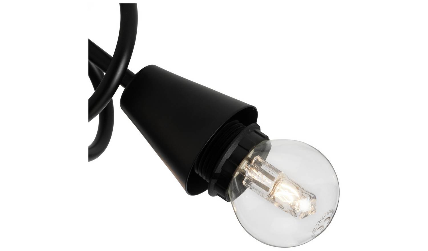 Argos Home Curico Metal 3 Light Flush Ceiling Light - Black