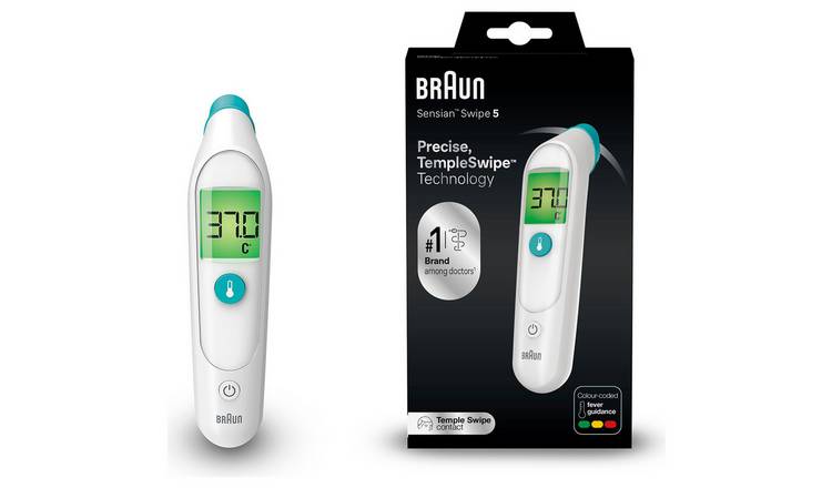 Braun BST200 TempleSwipe Forehead Thermometer