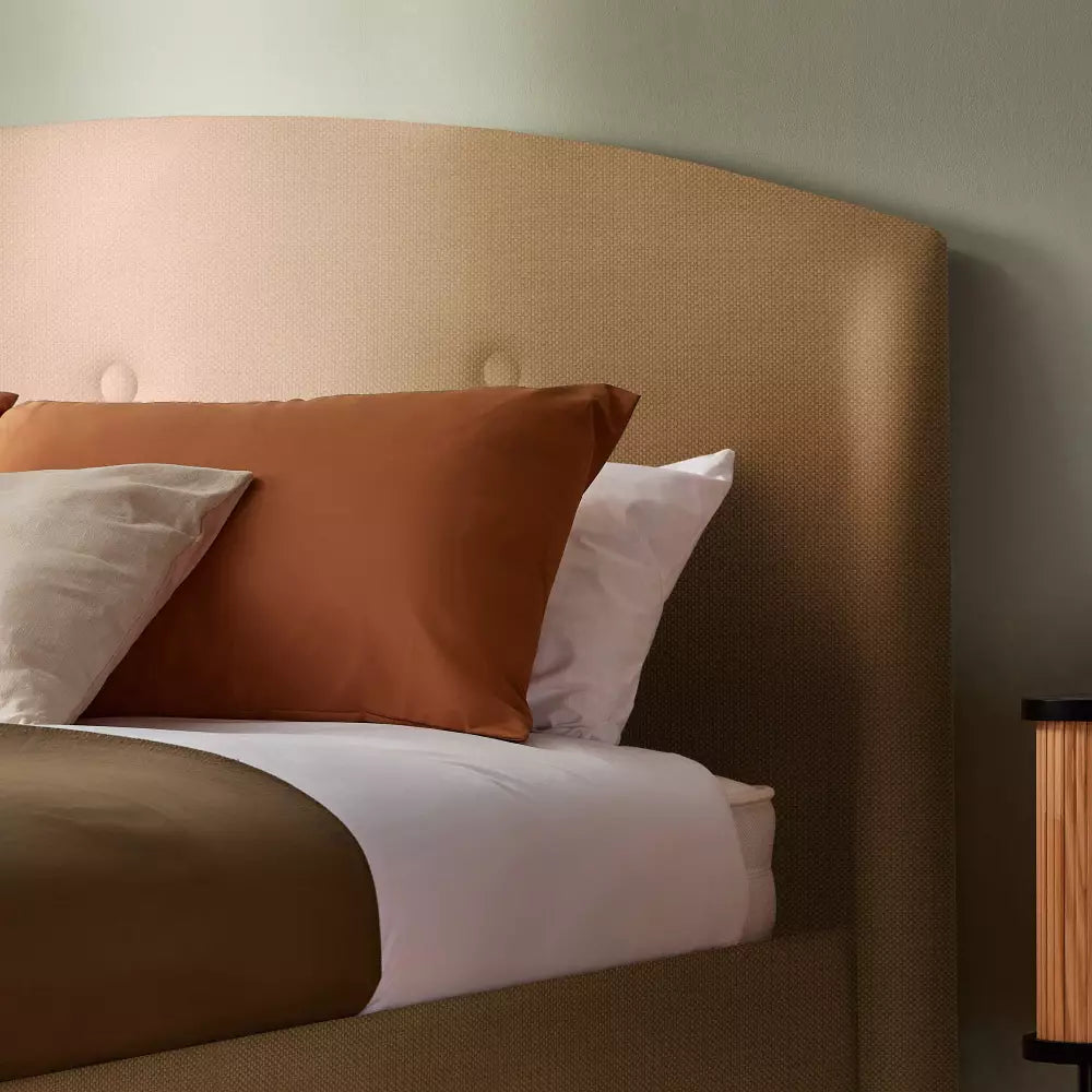 Silentnight Evana Double Fabric Bed Frame - Beige