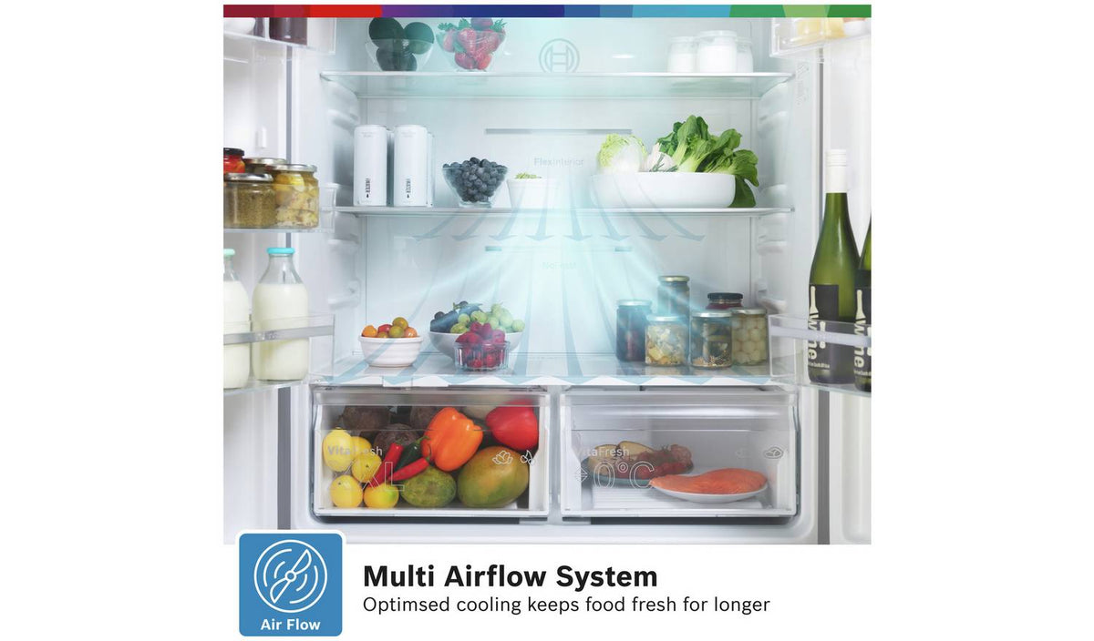 Bosch KFN96VPEAG Multi Door American Fridge Freezer-S/Steel
