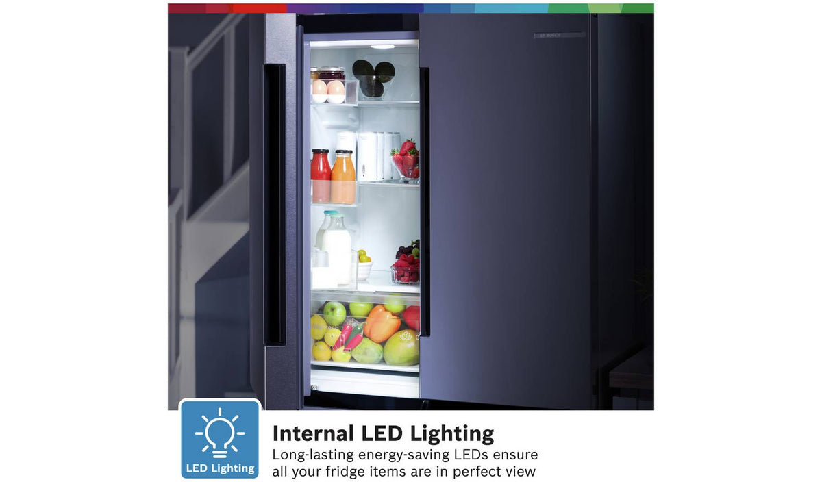 Bosch KFN96VPEAG Multi Door American Fridge Freezer-S/Steel
