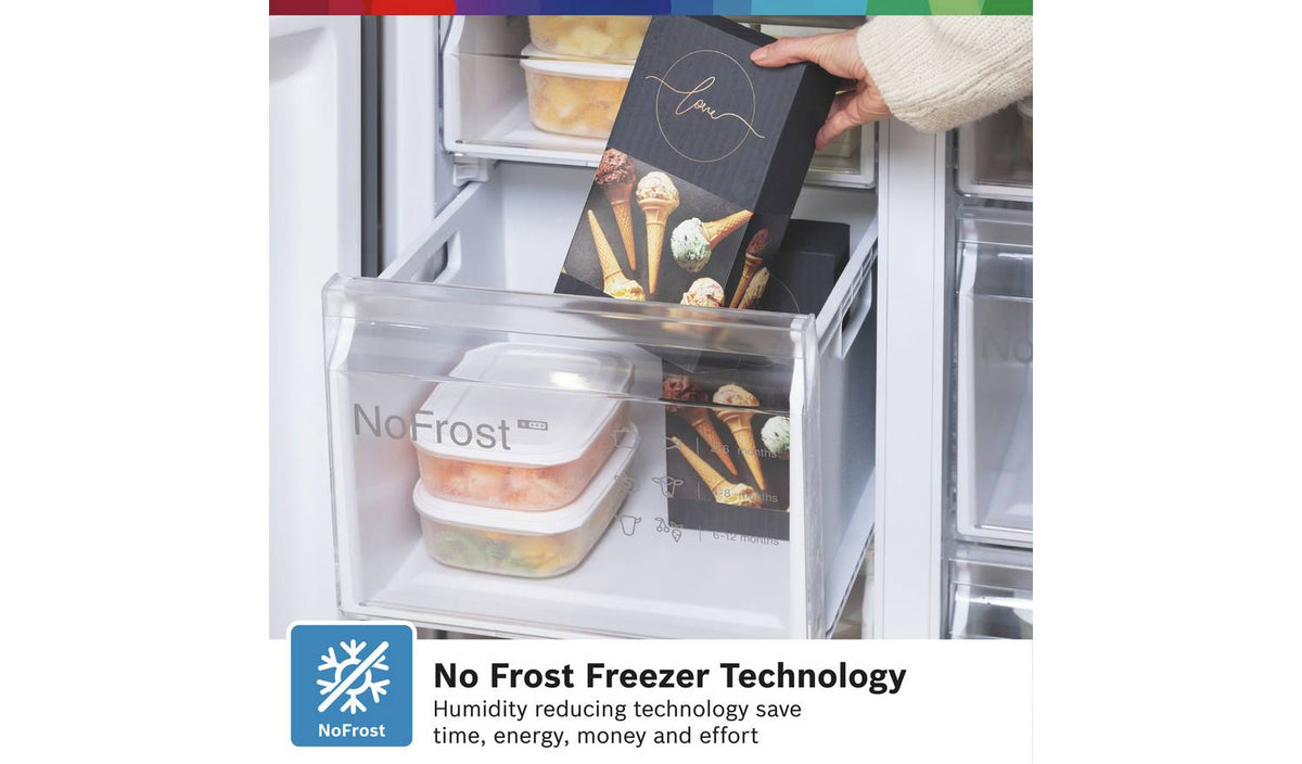 Bosch KFN96VPEAG Multi Door American Fridge Freezer-S/Steel