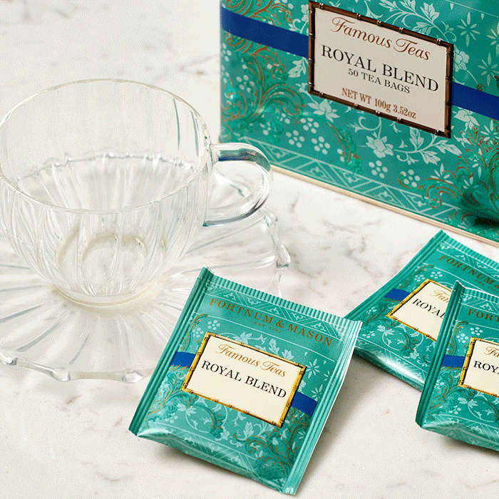 Royal Blend, 50 Tea Bags, 100g Tin