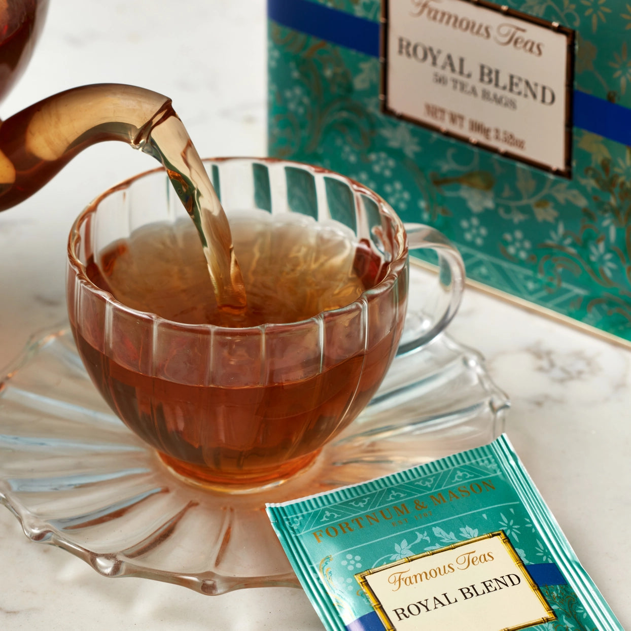 Royal Blend, 50 Tea Bags, 100g Tin