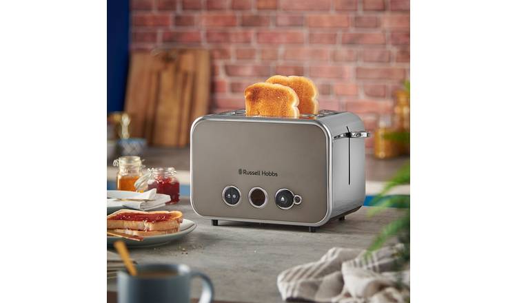 Russell Hobbs Luna 2 Slice Titanium Toaster 26432