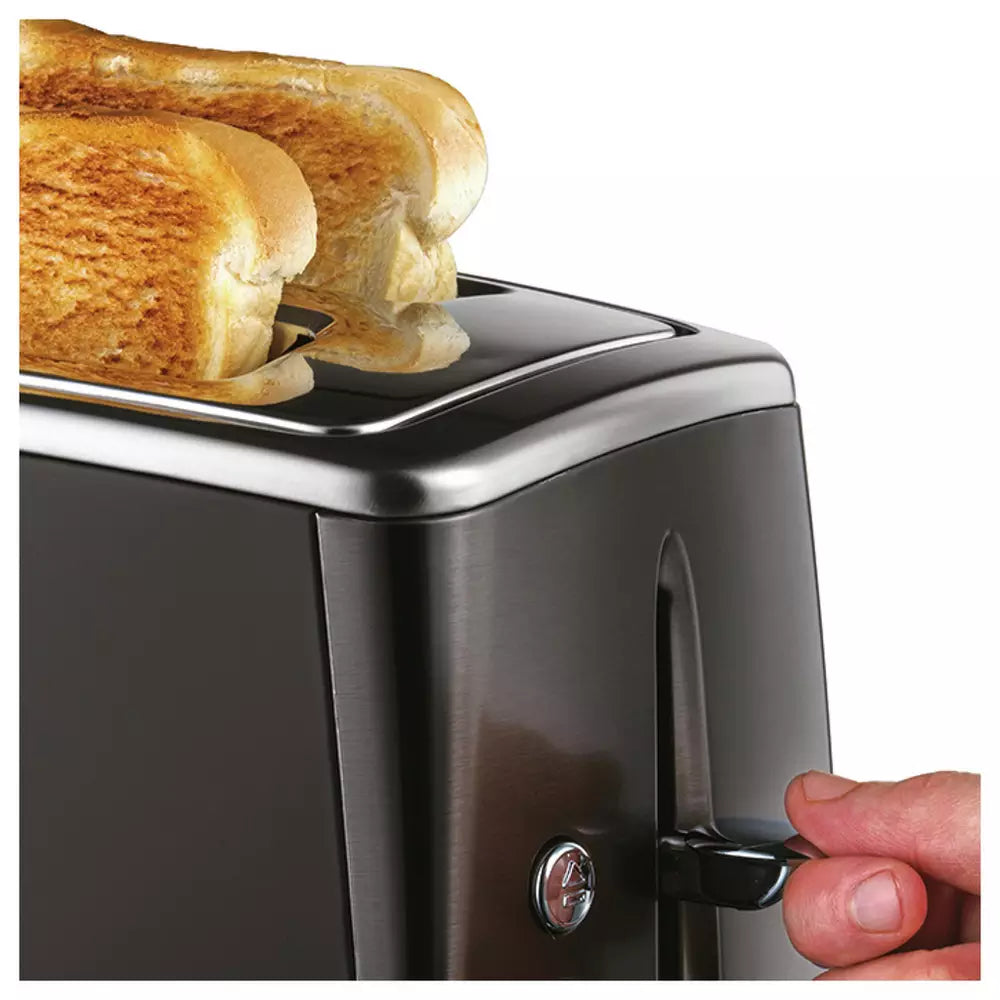 Russell Hobbs Luna 2 Slice Matte Black Toaster 26150