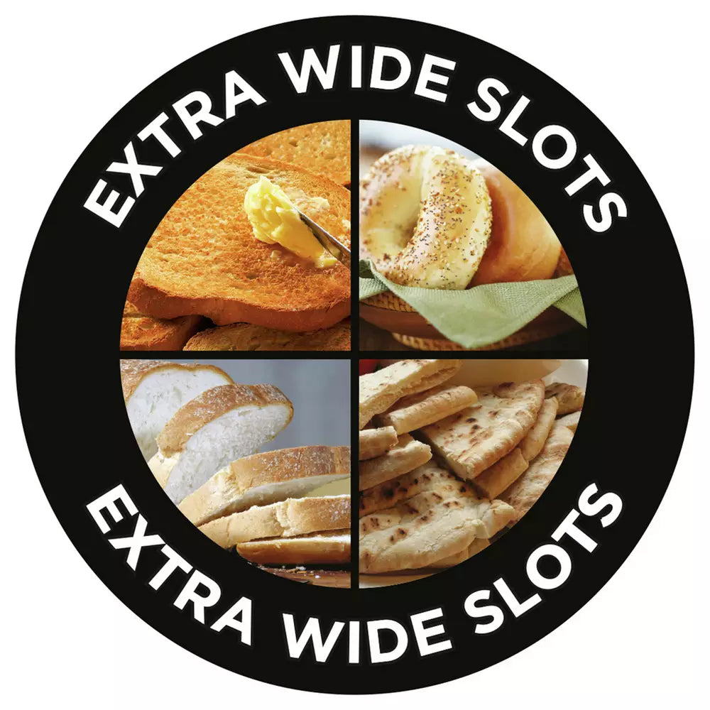 Russell Hobbs Luna 2 Slice Matte Black Toaster 26150