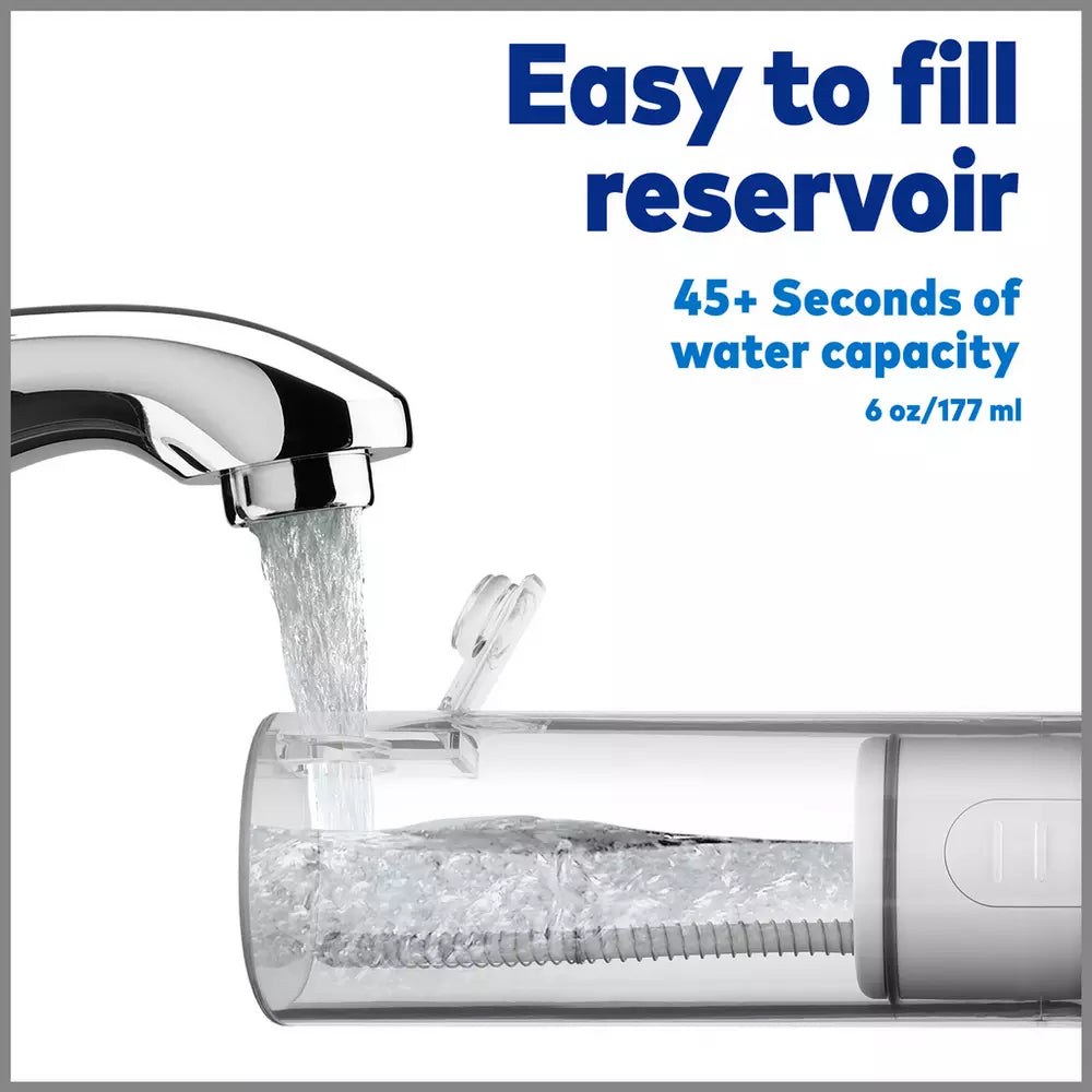 Waterpik Cordless Collapsible Reservoir Water Flosser- White