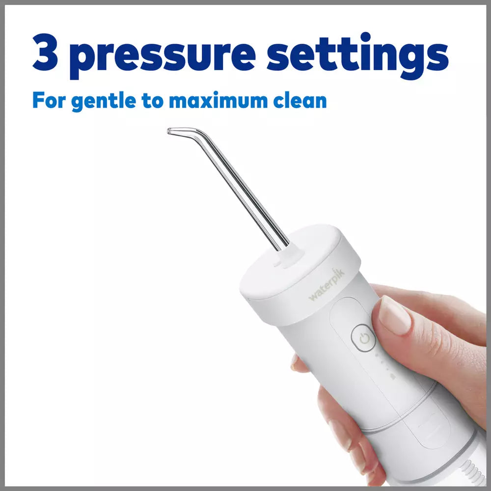 Waterpik Cordless Collapsible Reservoir Water Flosser- White