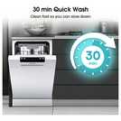 Hisense HS523E15WUK Slimline Dishwasher - White