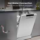 Hisense HS523E15WUK Slimline Dishwasher - White