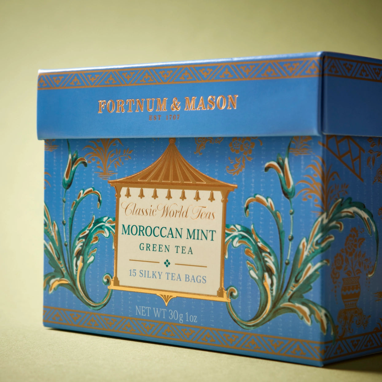 Moroccan Mint Tea, 15 Whole Leaf Silky Tea Bags, 37.5g