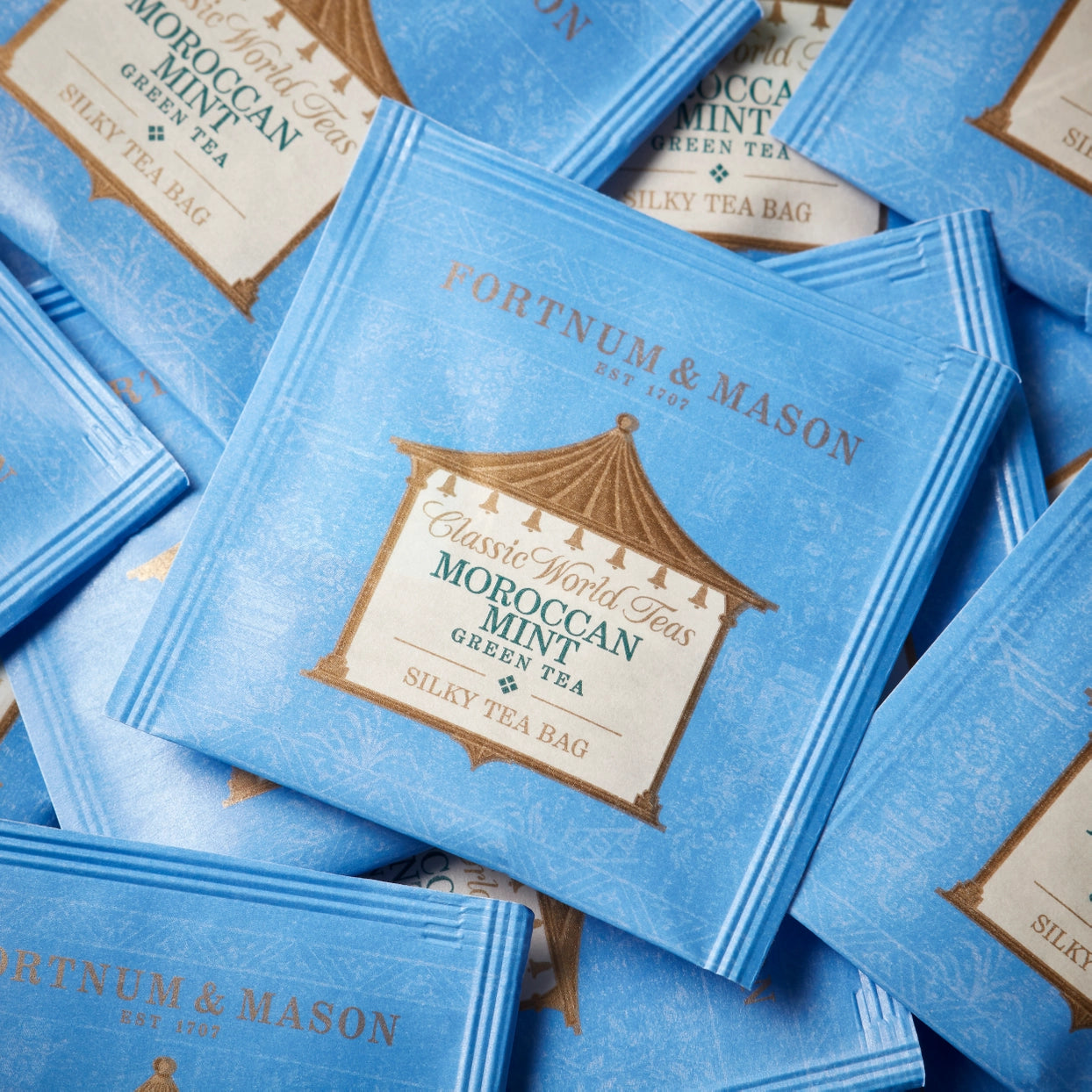 Moroccan Mint Tea, 15 Whole Leaf Silky Tea Bags, 37.5g