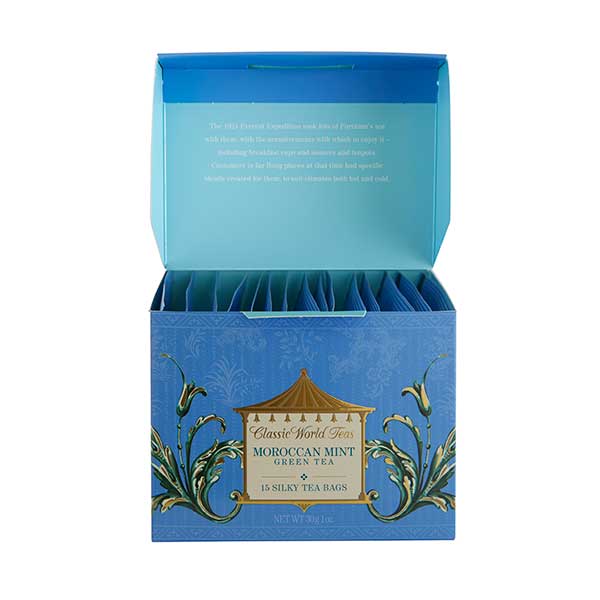 Moroccan Mint Tea, 15 Whole Leaf Silky Tea Bags, 37.5g