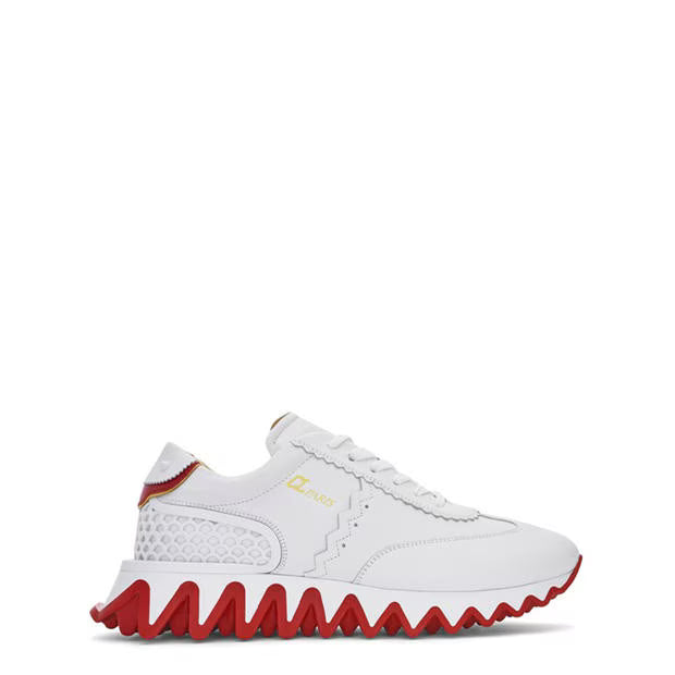 Women's Leather Loubishark Trainers