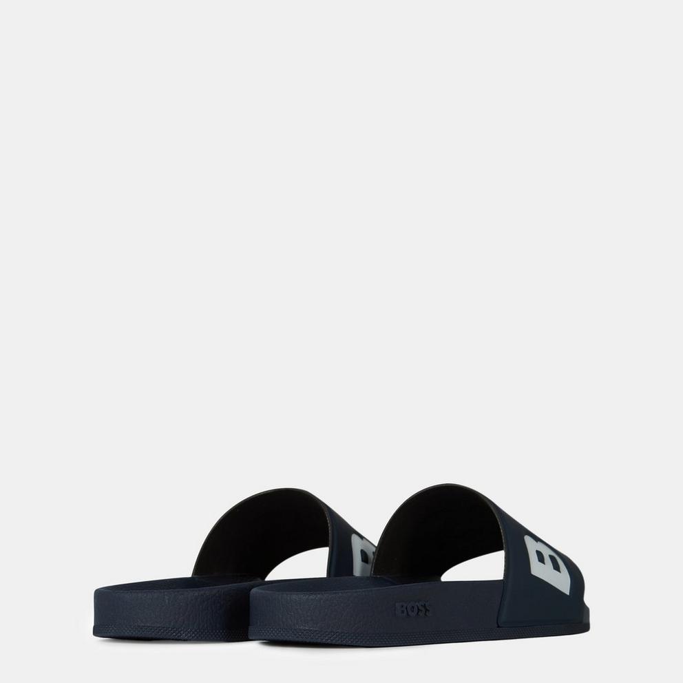 Boss Mens BOSS Comfy Slider Sandals with Logo Detail (Aryeh)