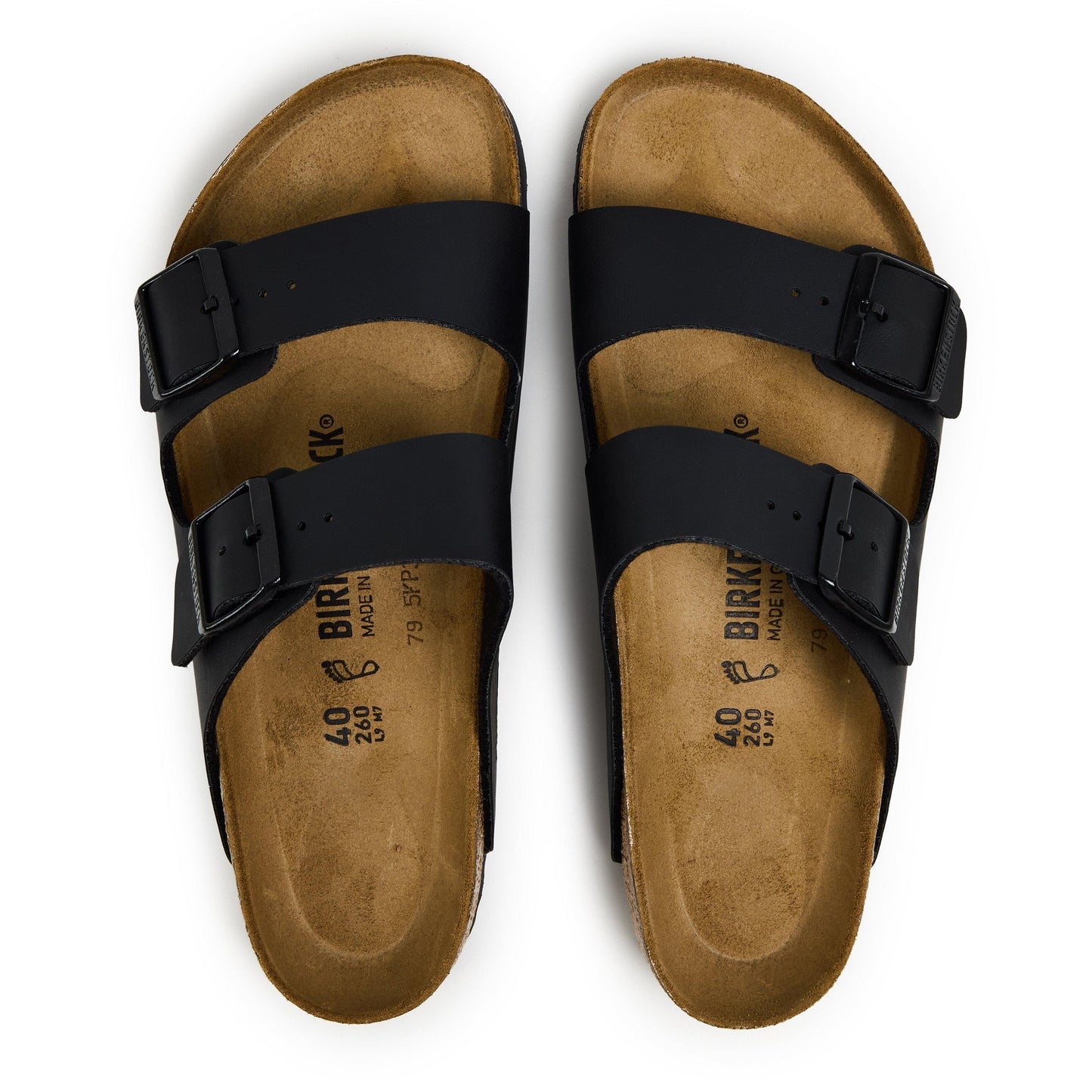 Birkenstock Men's Contoured Footbed Adjustable Flat Sandals