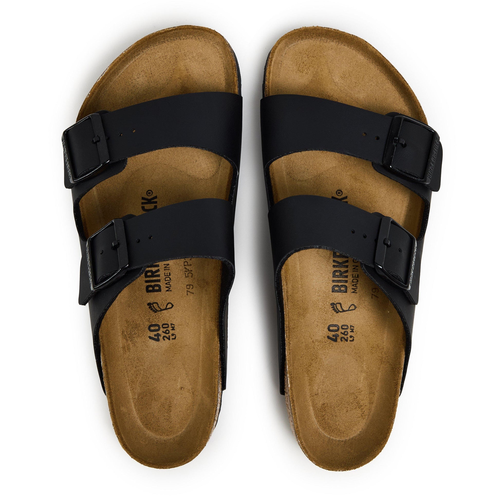 Birkenstock Men's Contoured Footbed Adjustable Flat Sandals