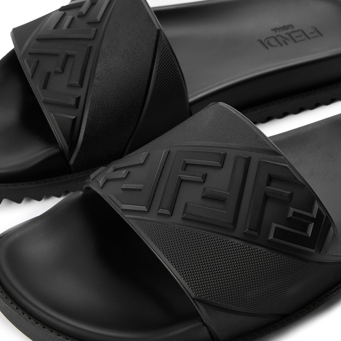 Fendi Mens Rubber Slides