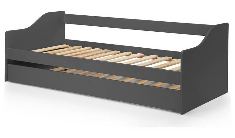 Julian Bowen Elba Wooden Day Bed with Trundle - Black